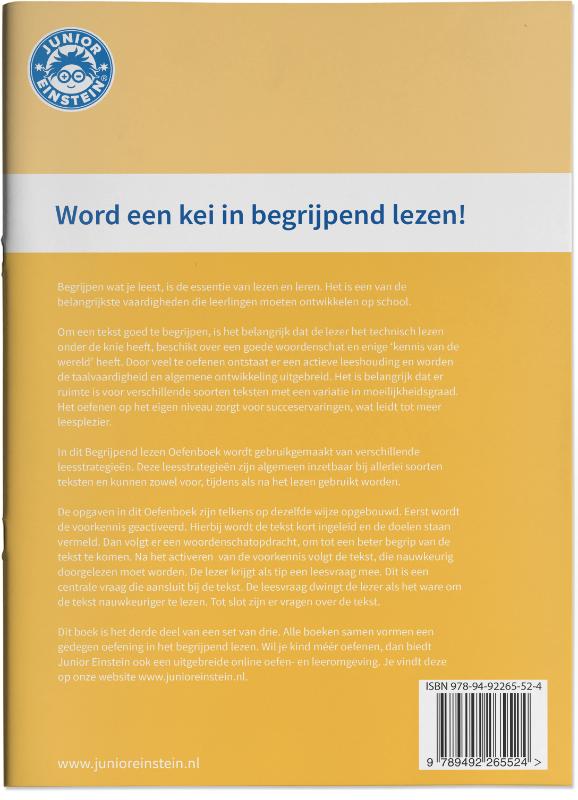Achterkant van Oefenboek