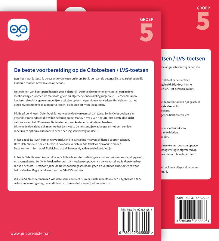 Achterkant van Oefenboeken
