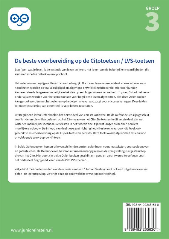 Achterkant van Oefenboek
