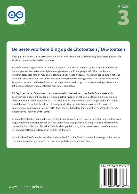Achterkant van Oefenboek