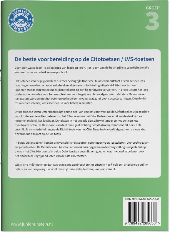 Achterkant van Begrijpend lezen Compleet | Groep 3