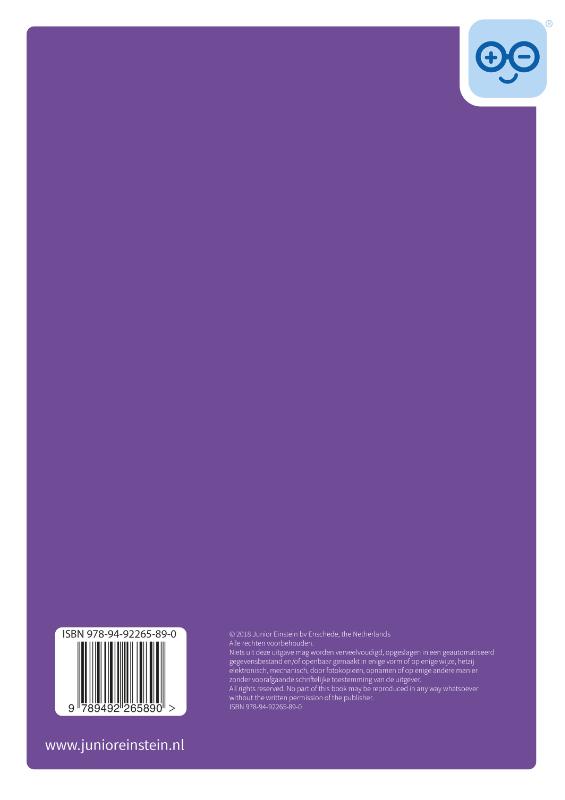 Achterkant van Werkboek