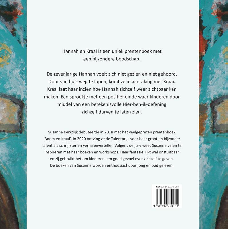 Achterkant van Hannah en Kraai