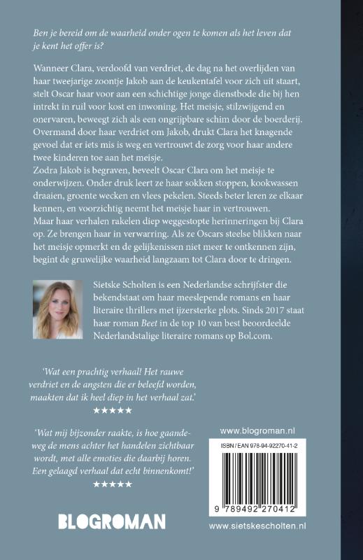 Achterkant van Zij was Clara