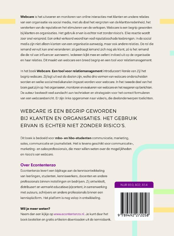 Achterkant van Webcare