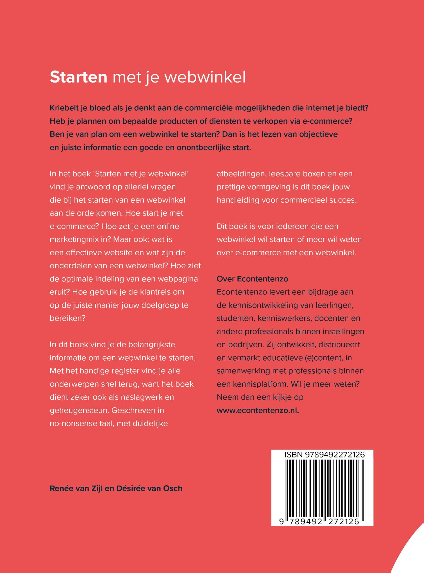 Achterkant van Starten met je webwinkel