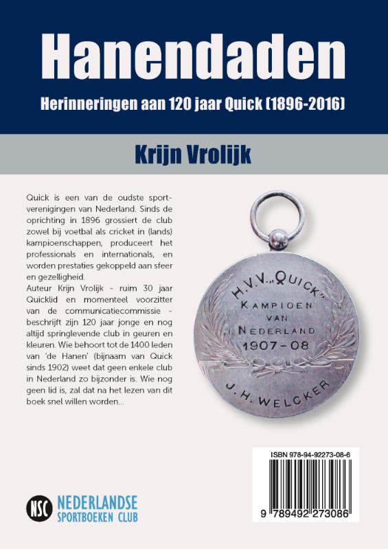 Achterkant van Hanendaden