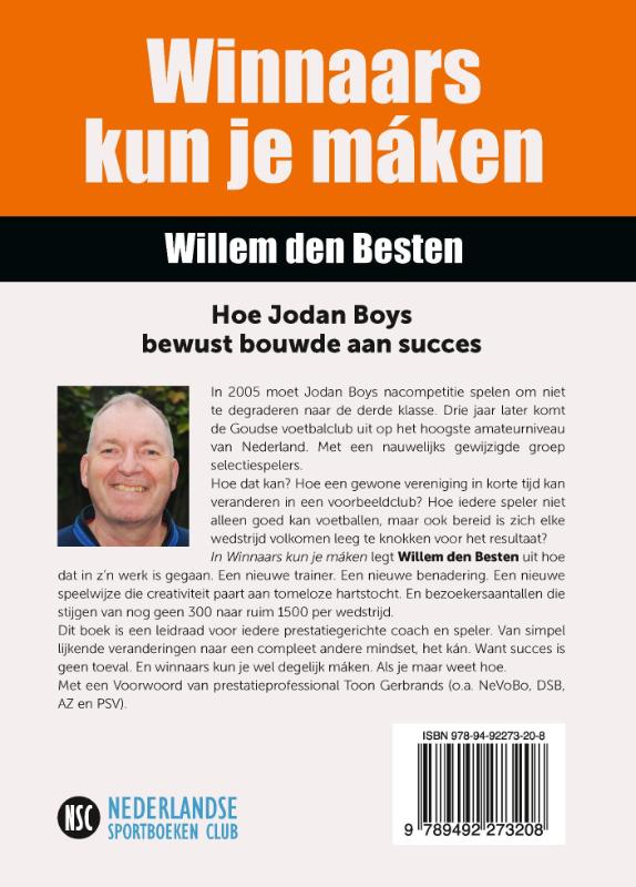 Achterkant van Winnaars kun je máken
