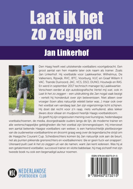 Achterkant van Laat ik het zo zeggen