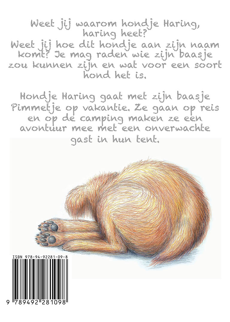 Achterkant van Weet jij waarom hondje Haring, haring heet?