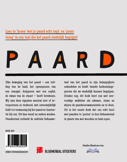 Achterkant van Paarden-Taal