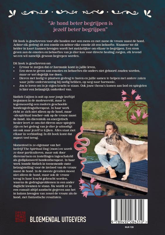 Achterkant van The Spiritual Dog Mom