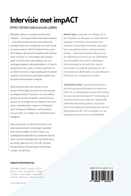 Achterkant van Intervisie met impACT