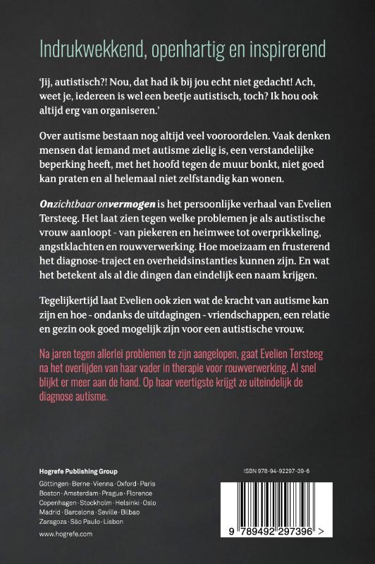 Achterkant van Onzichtbaar onvermogen
