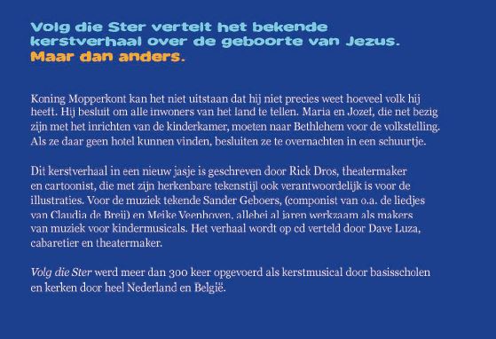 Achterkant van Volg die ster