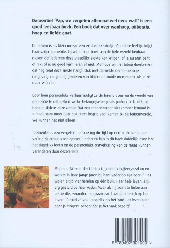 Achterkant van Dementie
