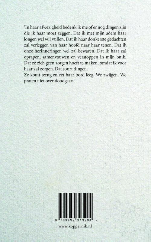 Achterkant van Laat het stil zijn
