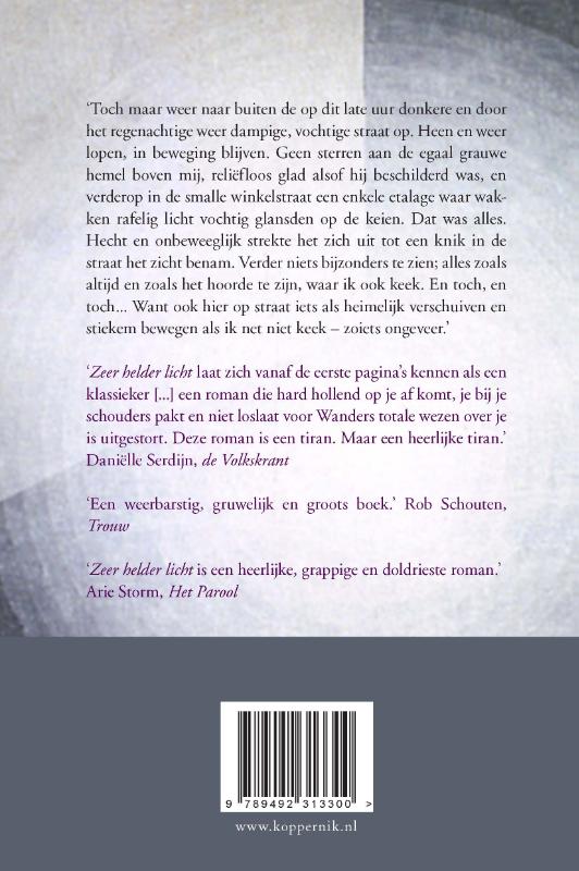 Achterkant van Zeer helder licht
