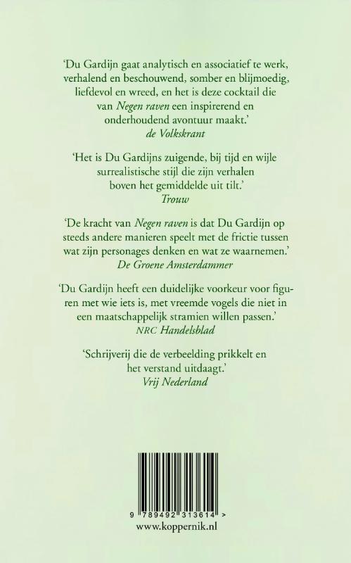 Achterkant van Negen raven