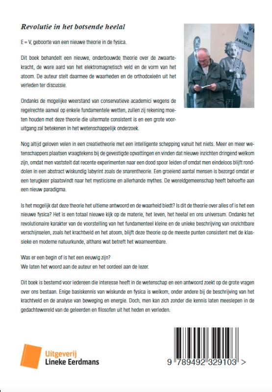 Achterkant van Revolutie in het botsende heelal