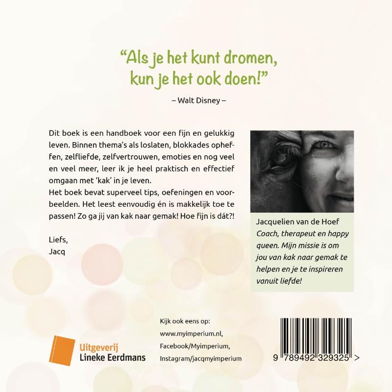 Achterkant van Van Kak naar Gemak met Jacq