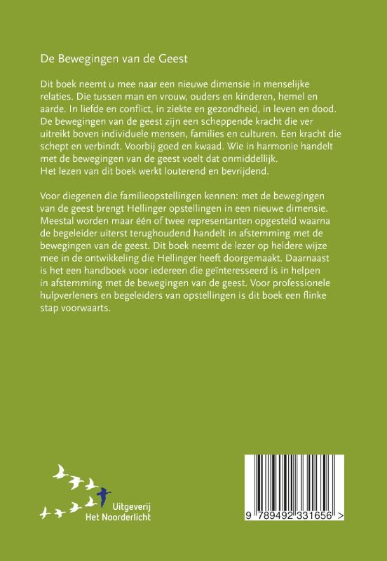 Achterkant van De Bewegingen van de geest