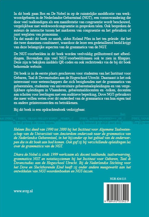 Achterkant van Aspecten van ruimtelijke grammatica