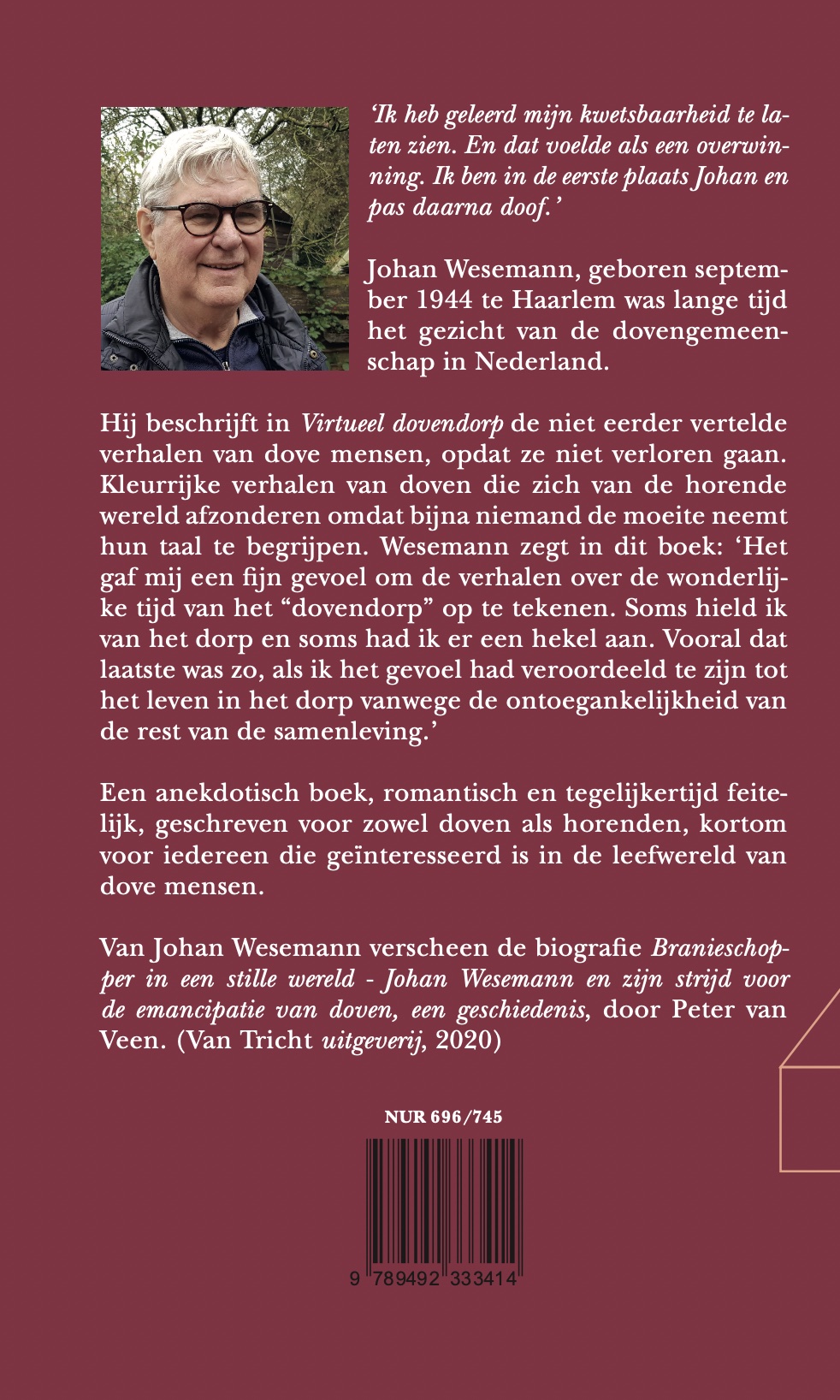 Achterkant van Virtueel dovendorp