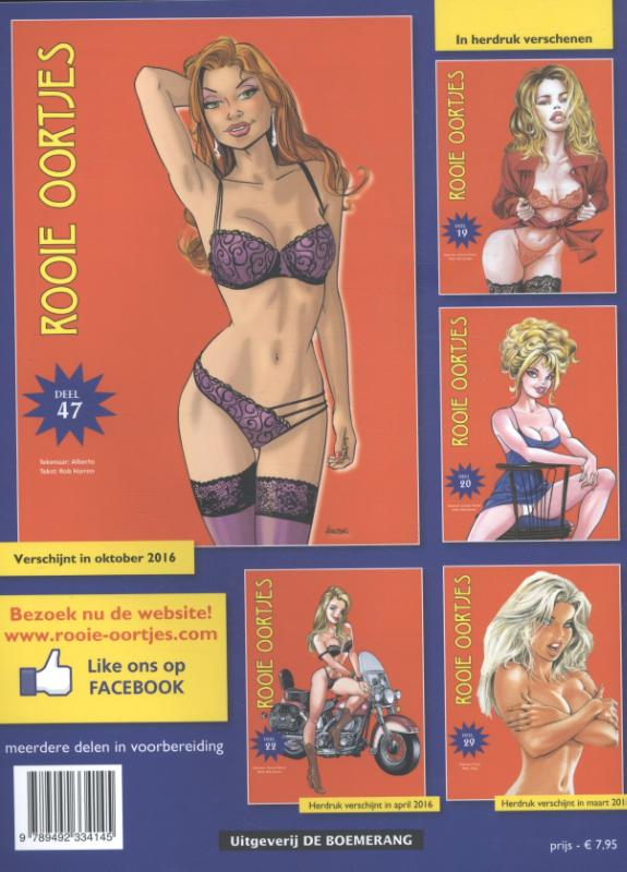 Achterkant van Rooie Oortjes
