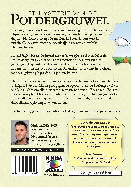 Achterkant van Het mysterie van de Poldergruwel