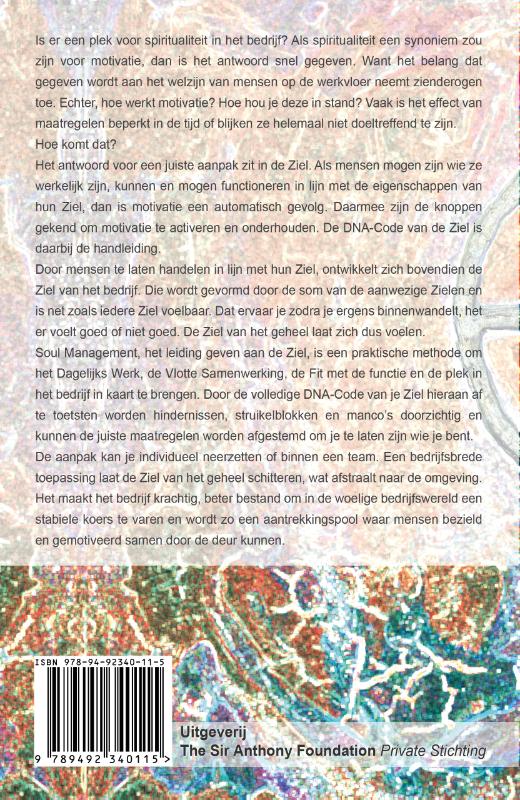 Achterkant van De Ziel van het Bedrijf