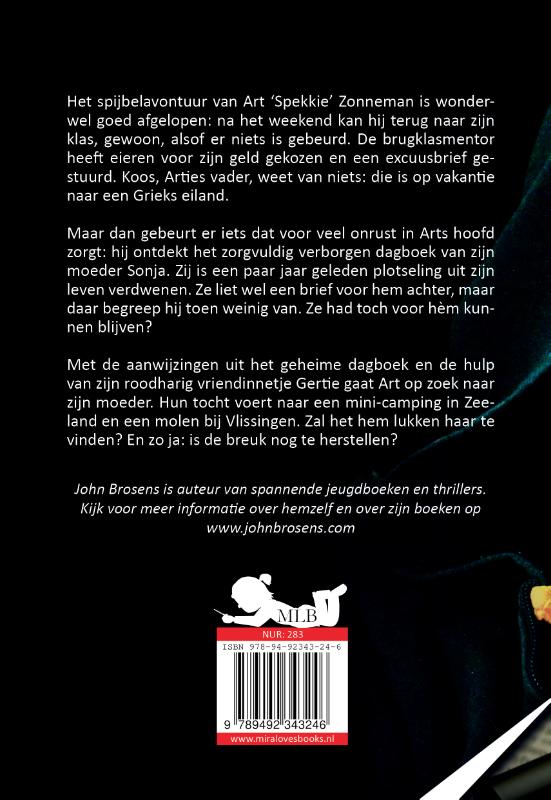 Achterkant van SpeurSpekkie