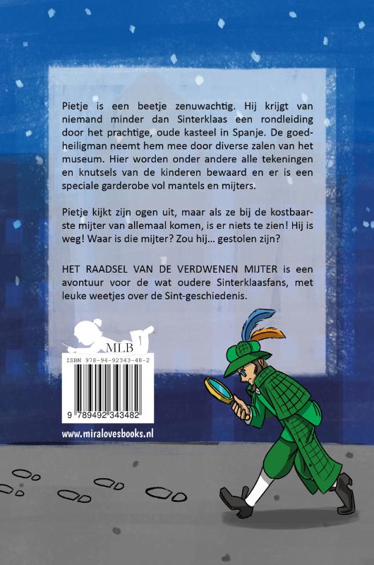 Achterkant van Het raadsel van de verdwenen mijter