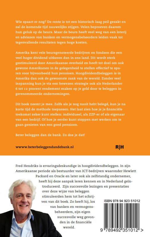 Achterkant van Beter beleggen dan de bank