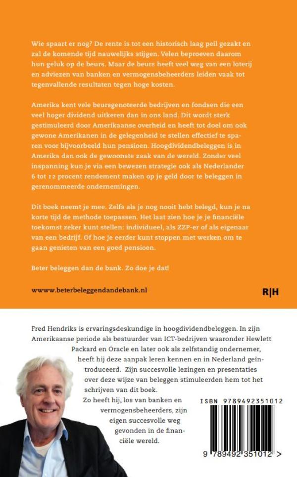 Achterkant van Beter beleggen dan de bank