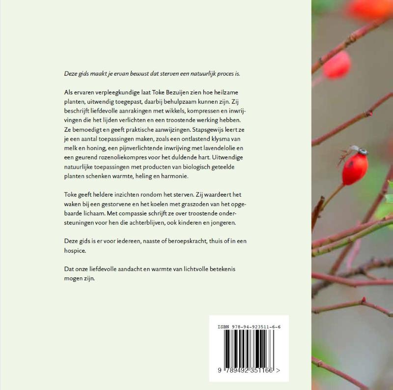 Achterkant van Liefdevolle natuurlijke zorg rondom het sterven