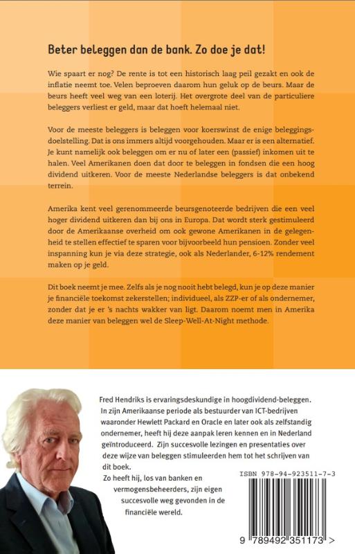 Achterkant van Permanent inkomen met Amerikaanse hoog-dividendaandelen