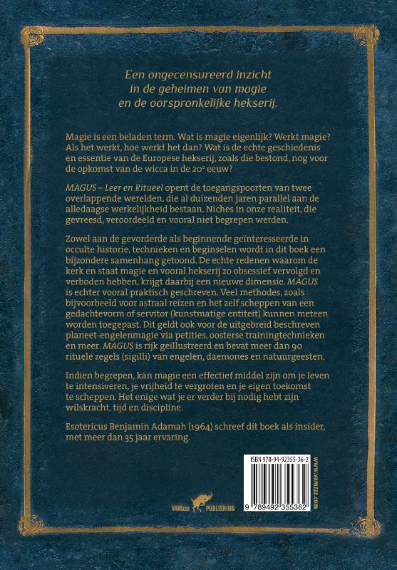 Achterkant van Magus Leer & Ritueel