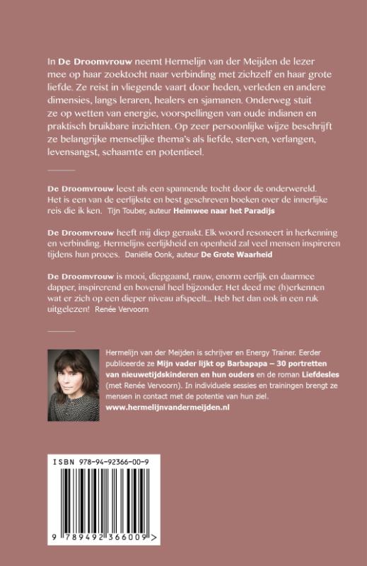 Achterkant van De Droomvrouw