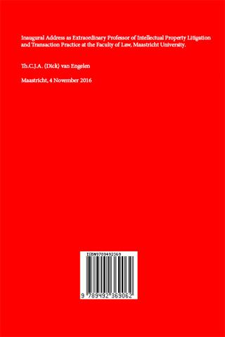 Achterkant van From Einstein’s relativity to a unified patent law