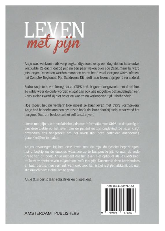 Achterkant van Leven met Pijn