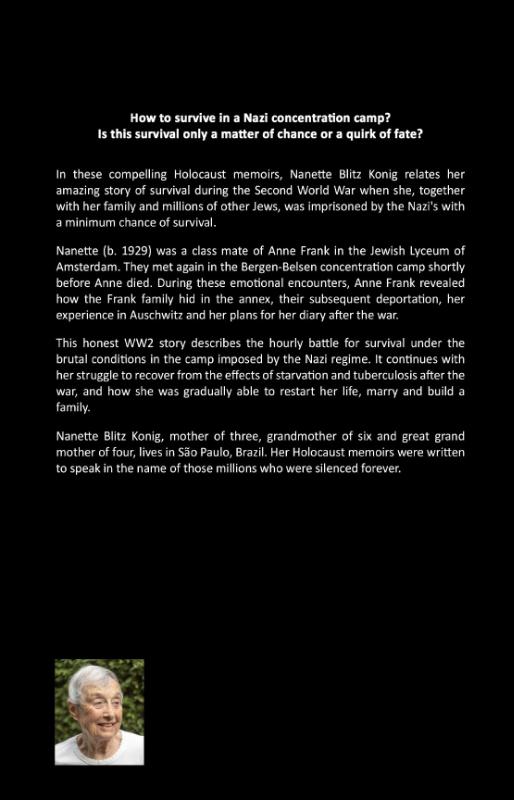 Achterkant van Holocaust Memoirs of a Bergen-Belsen Survivor