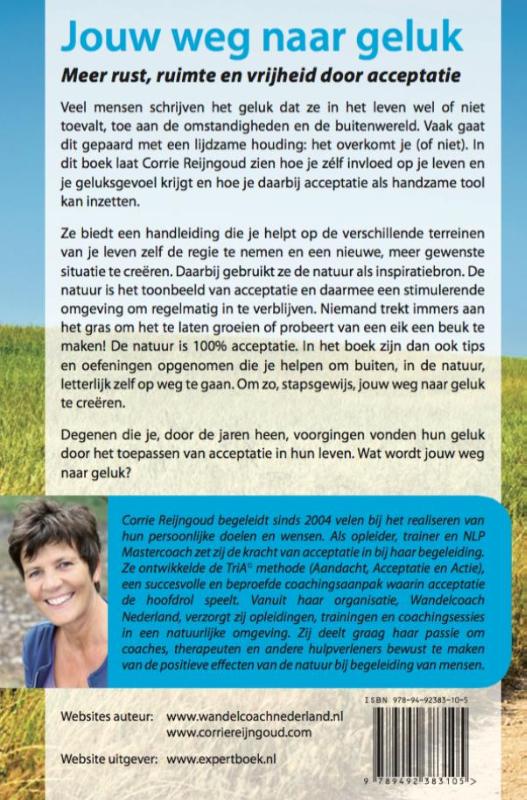 Achterkant van Jouw weg naar geluk
