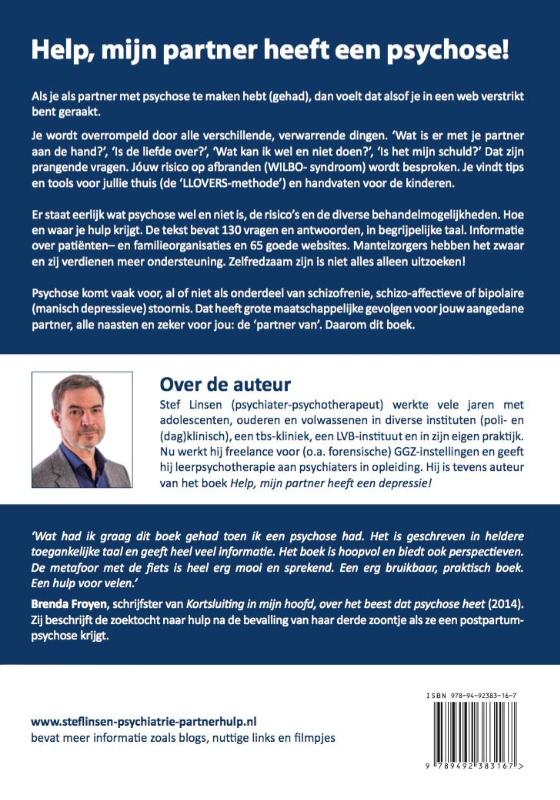 Achterkant van Help, mijn partner heeft een psychose!