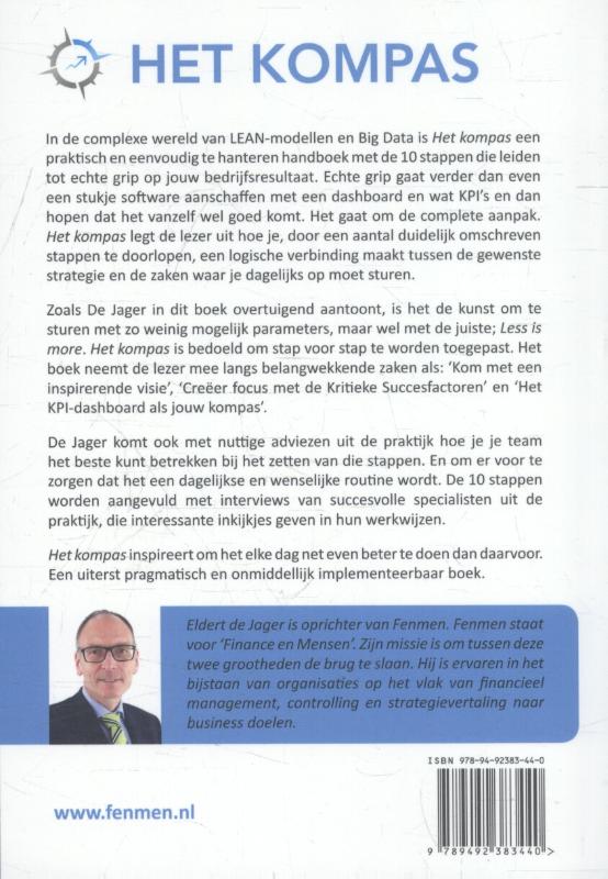 Achterkant van Het kompas