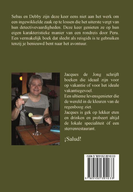 Achterkant van Alweer Pisco Sour