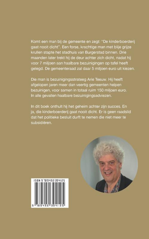 Achterkant van Komt een man bij de gemeente