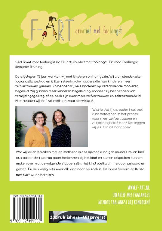 Achterkant van Buitengewoon handig boek over faalangst