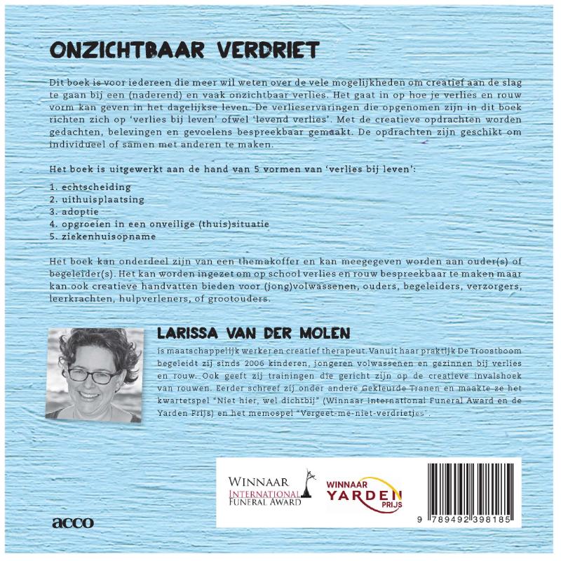 Achterkant van Onzichtbaar verdriet