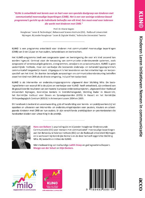 Achterkant van Kinderen leren initiatieven nemen in communicatie
